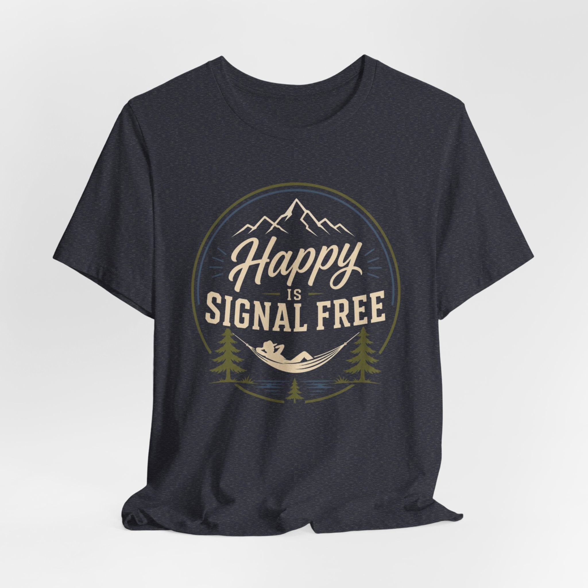 Happy Is Signal Free | Outdoor Adventure Tee