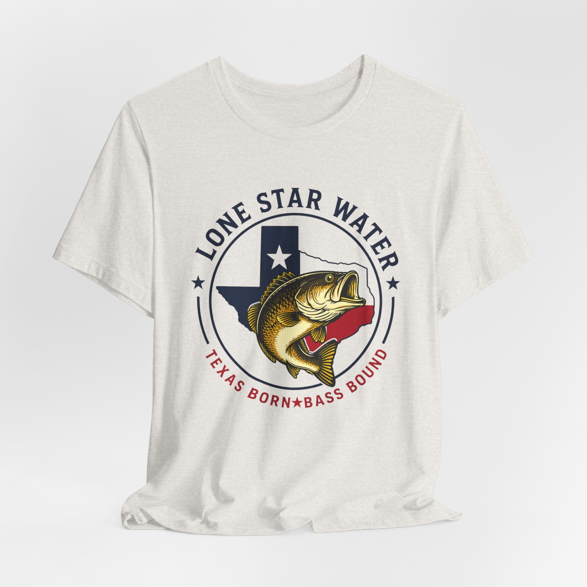 Texas Born, Bass Bound - Graphic Fishing Tshirt