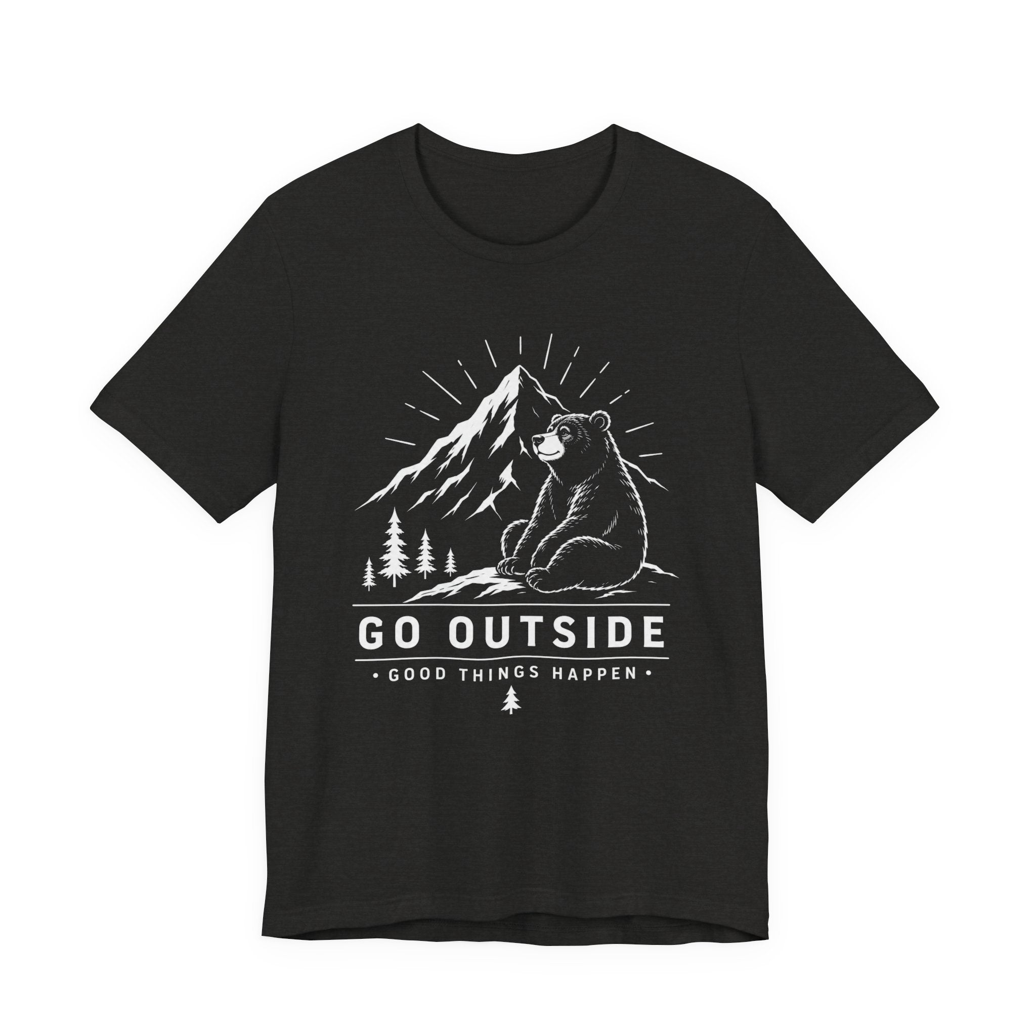 Go Outside, Good Things Happen | Bear Adventure Tee