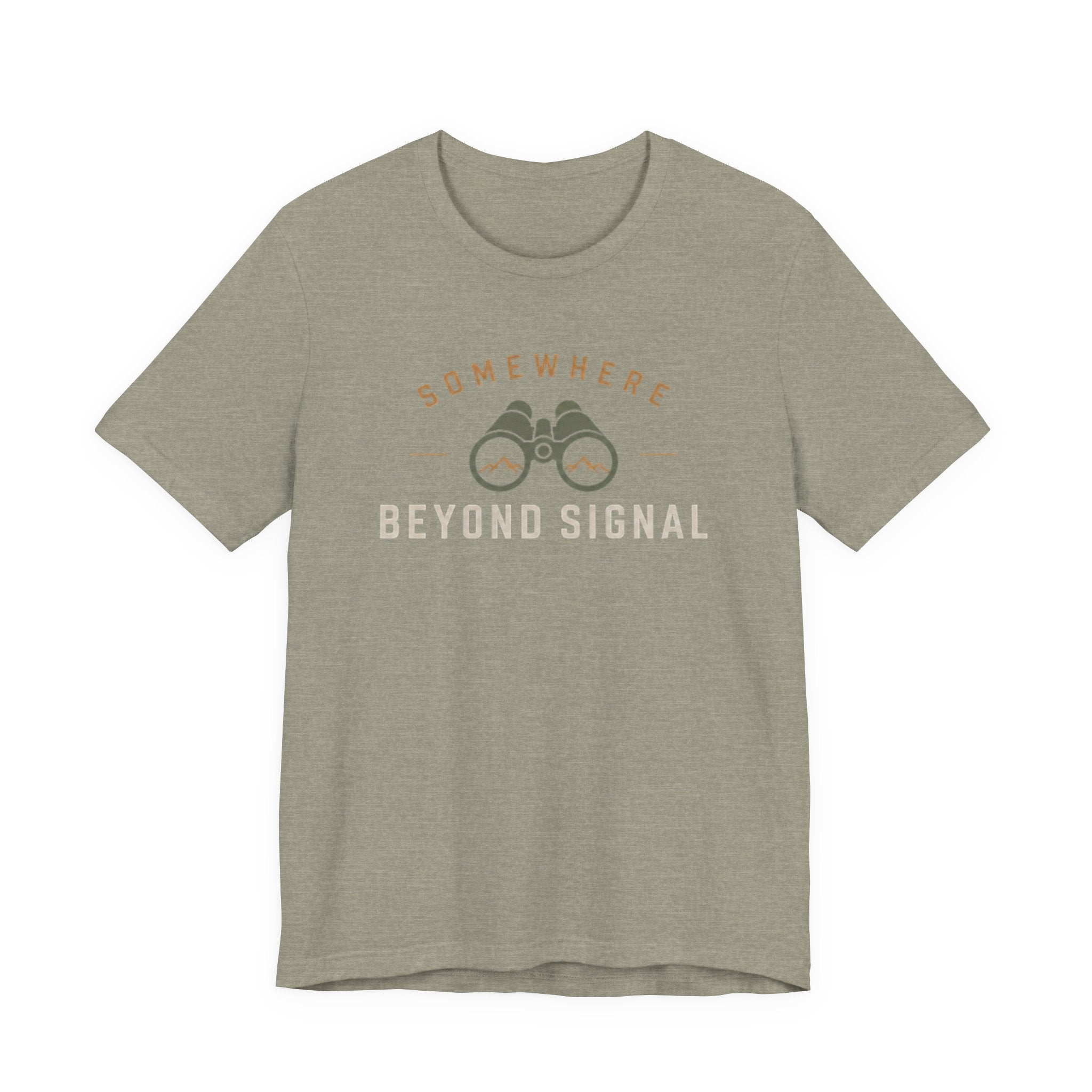 Somewhere Beyond Signal - Outdoor Adventure Graphic T-Shirt