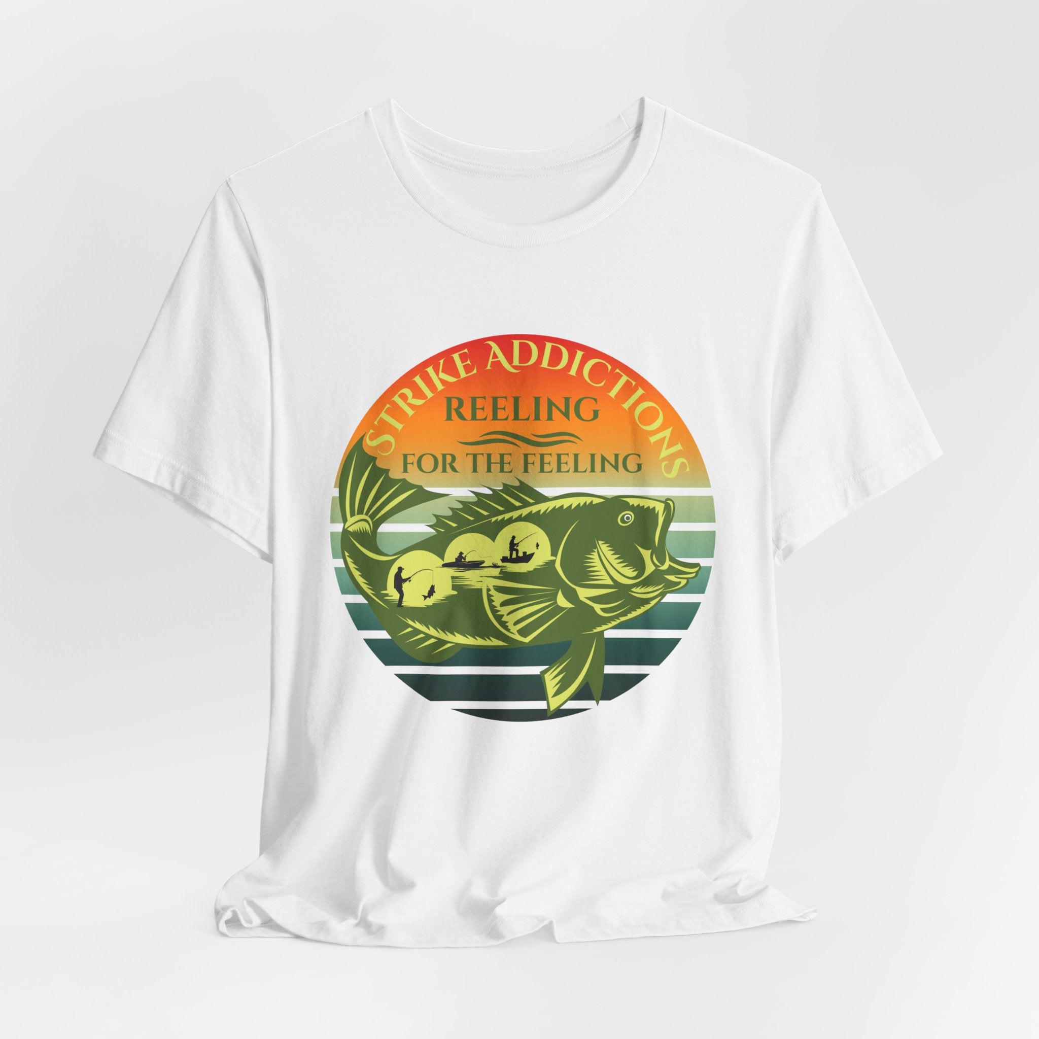 Strike Addiction – Reeling for the Feeling Fishing T-Shirt