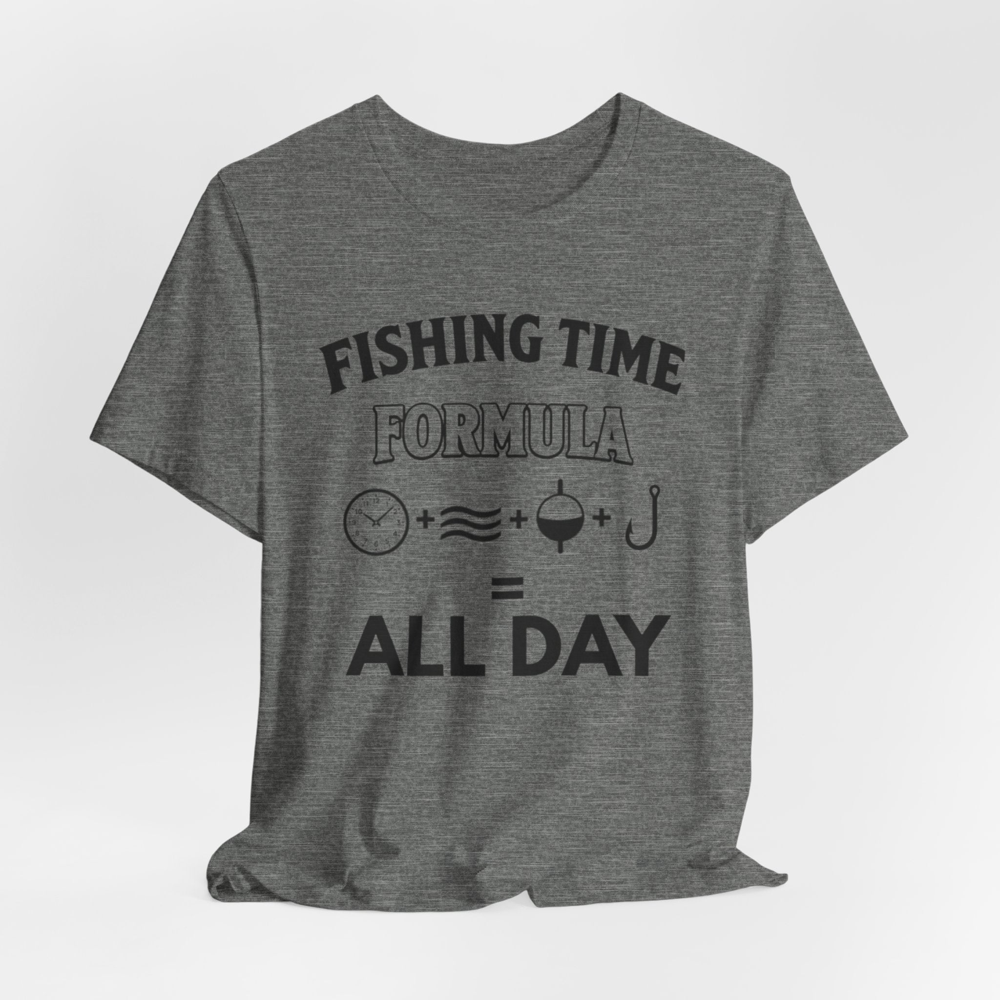 Fishing Time Formula | Funny Fishing Graphic T-Shirt