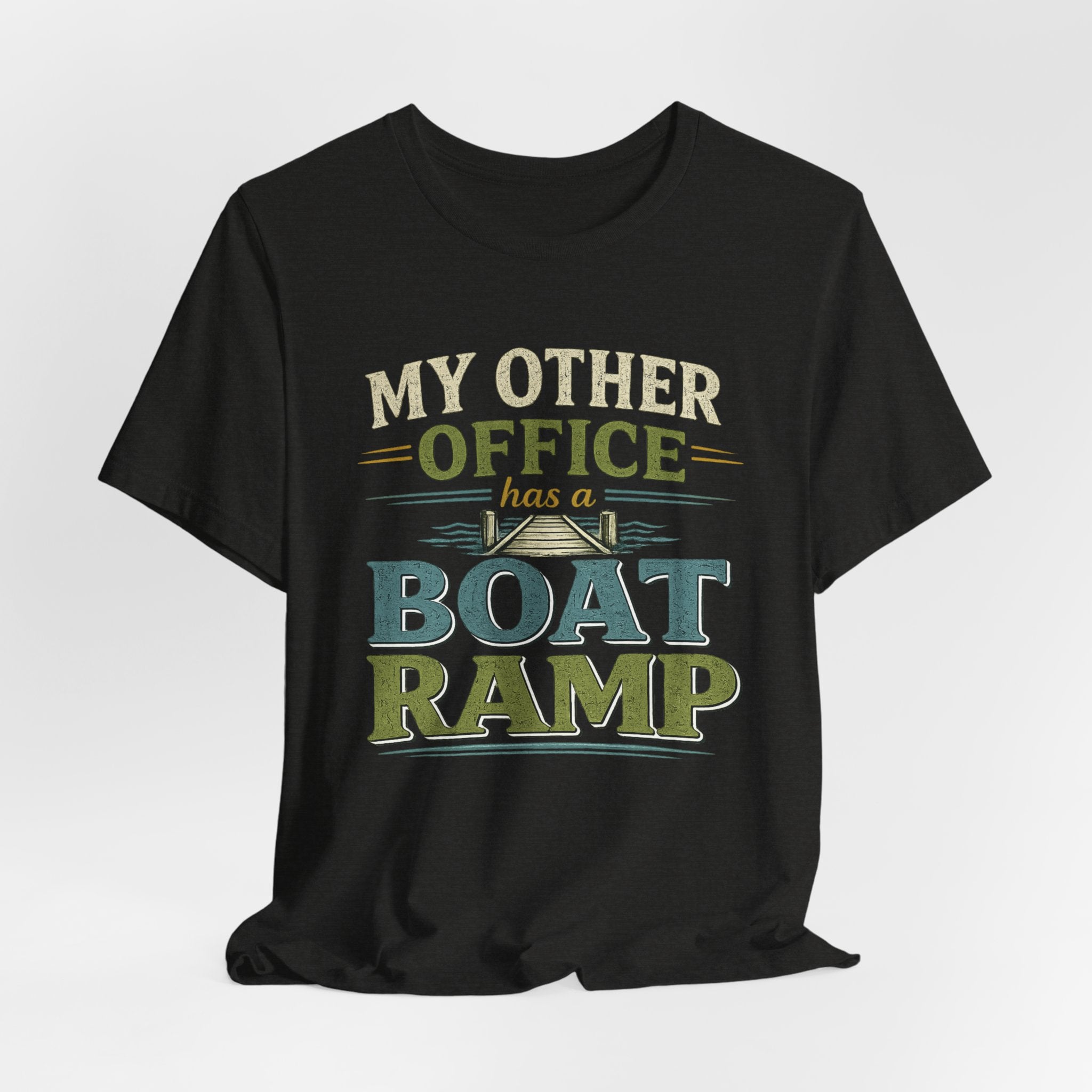 My Other Office Has a Boat Ramp – Fishing Graphic T-Shirt