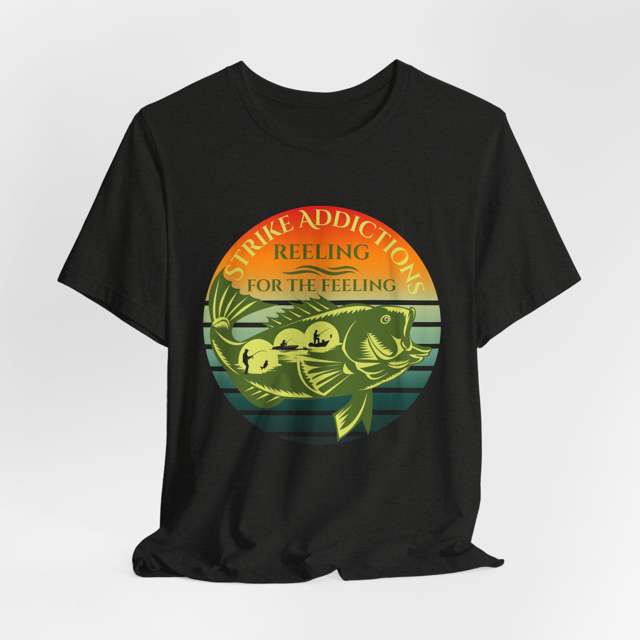 Strike Addiction – Reeling for the Feeling Fishing T-Shirt