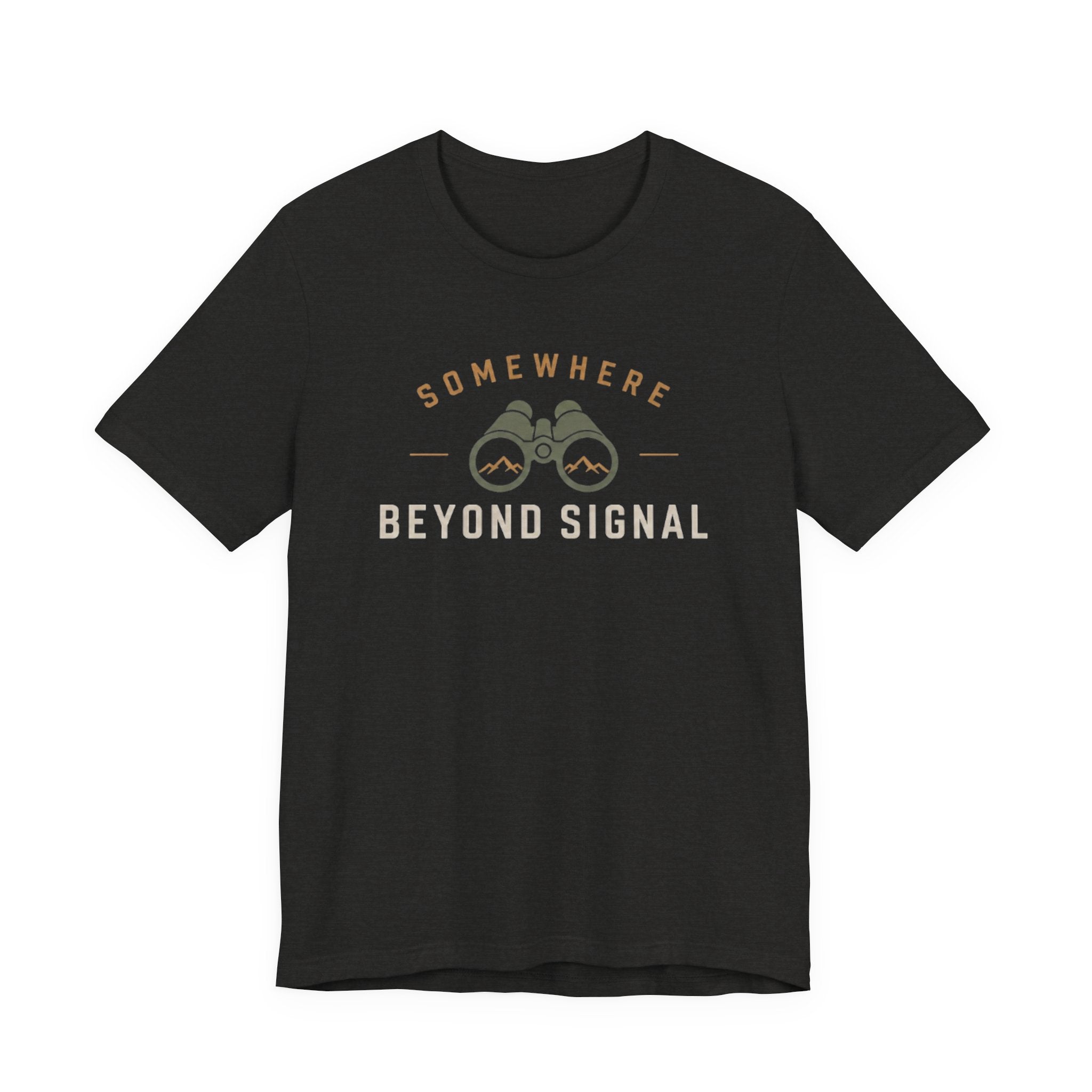 Somewhere Beyond Signal - Outdoor Adventure Graphic T-Shirt
