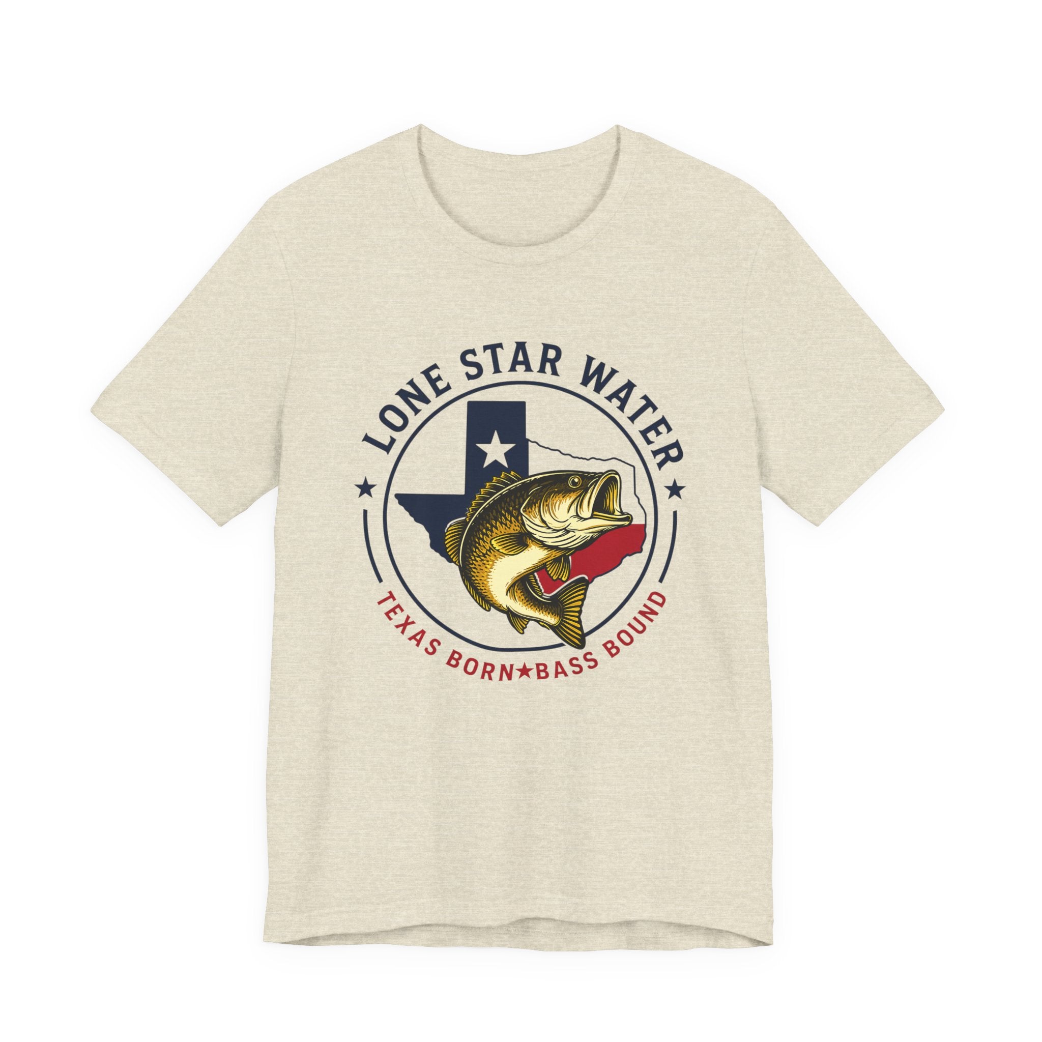 Texas Born, Bass Bound - Graphic Fishing Tshirt
