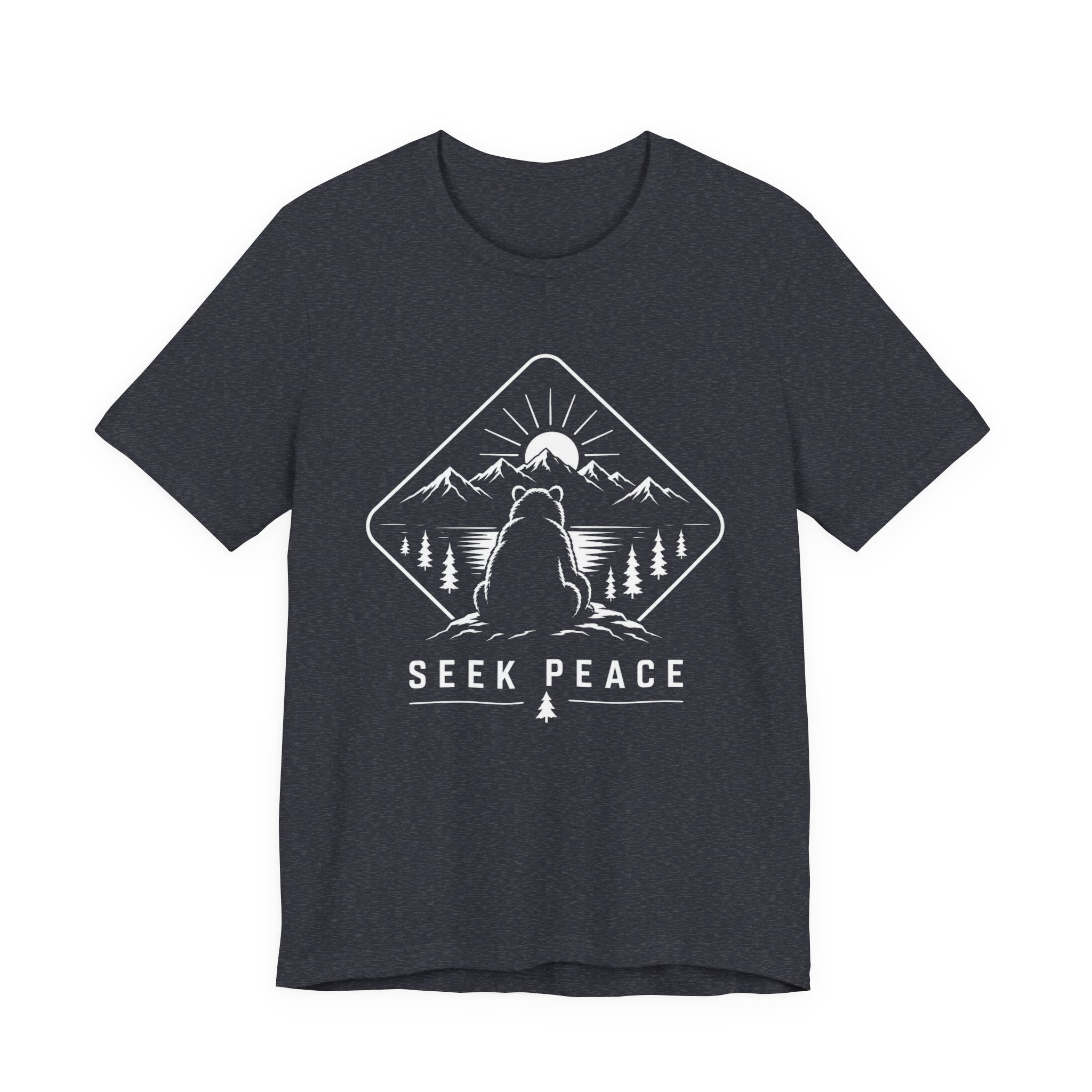 Seek Peace - Bear Wilderness Tee