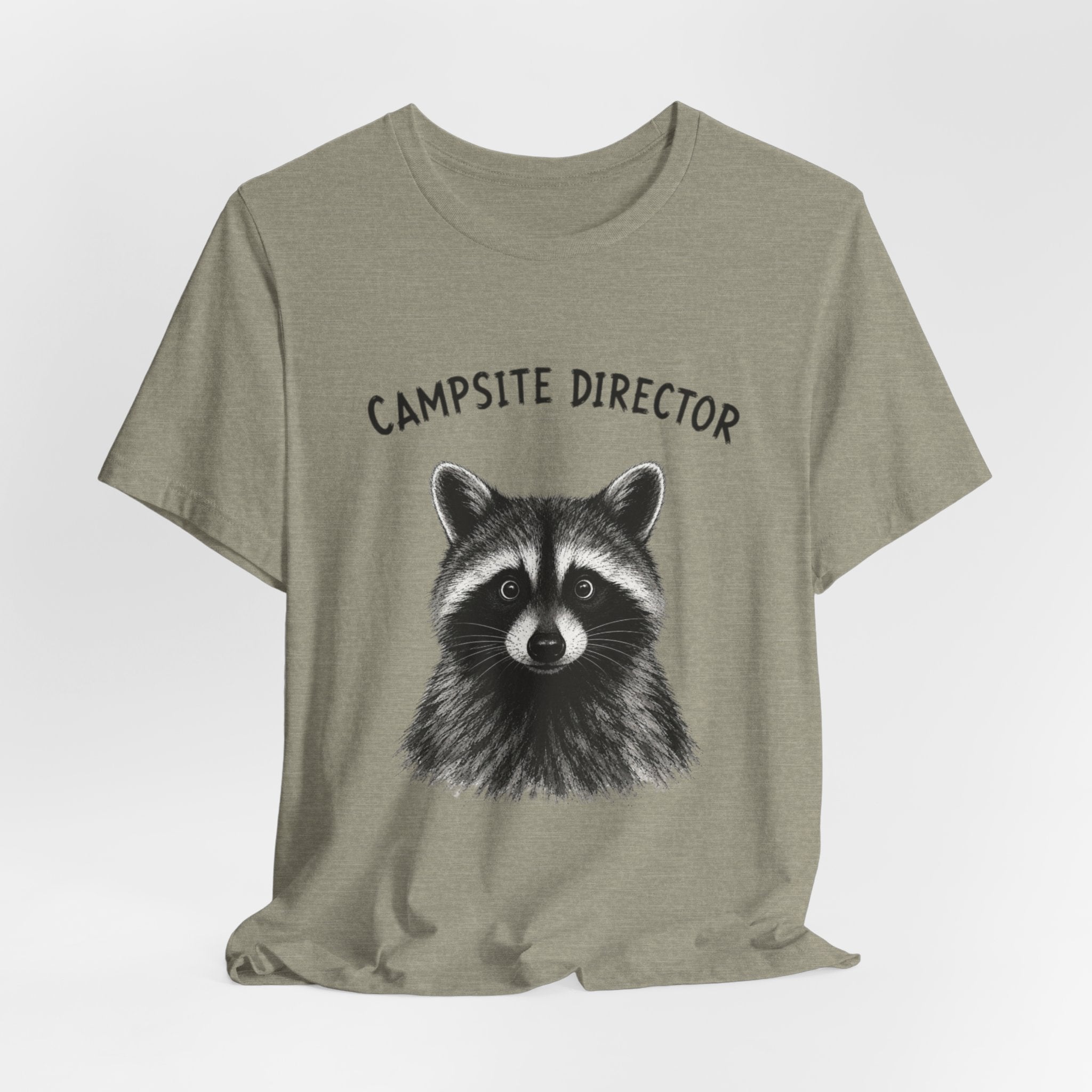 Campsite Director Raccoon Graphic Tshirt