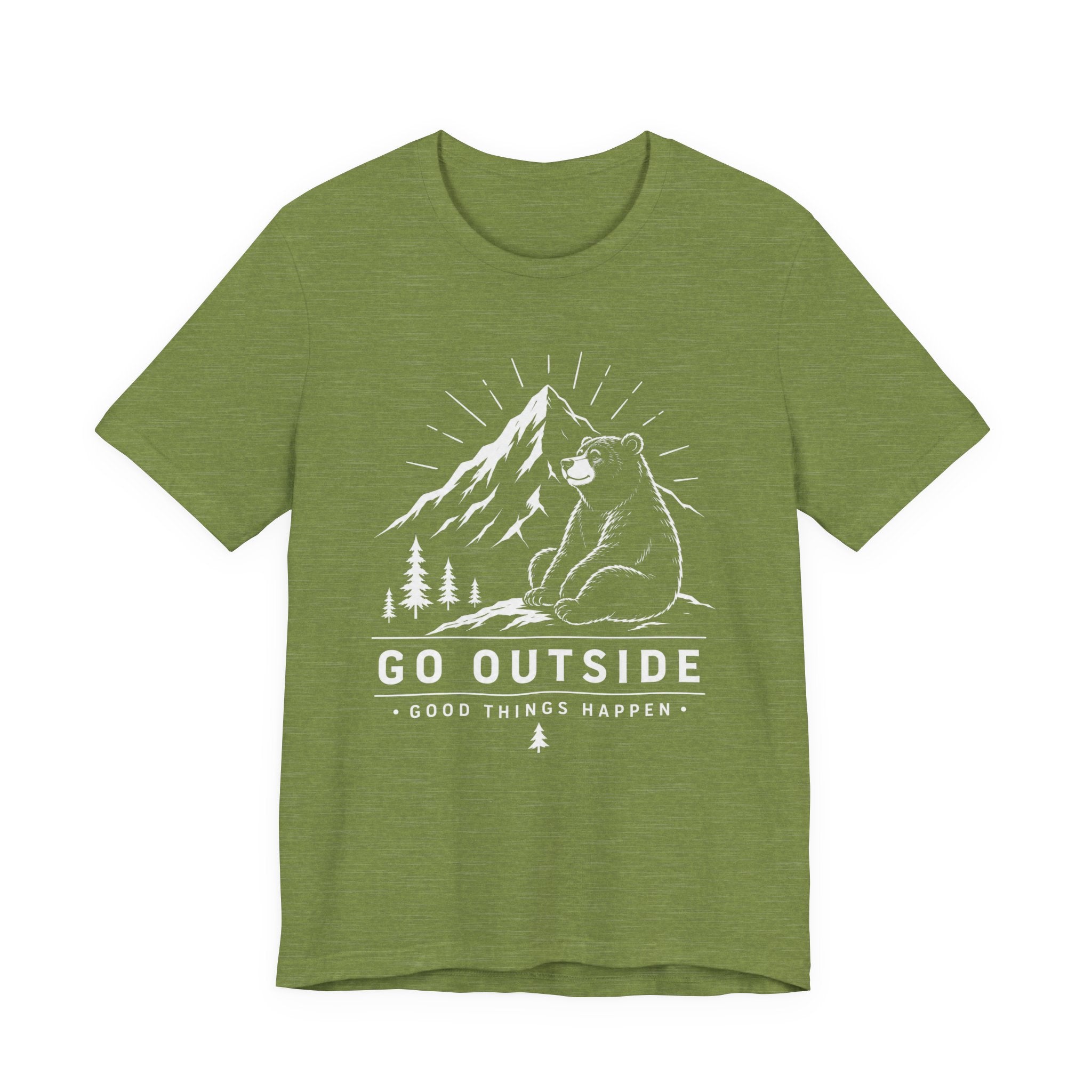 Go Outside, Good Things Happen | Bear Adventure Tee