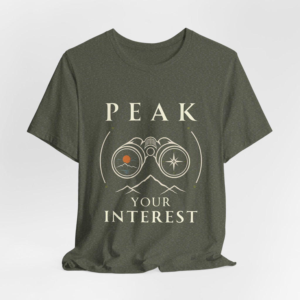 Peak Your Interest | Outdoor Adventure Binoculars T-Shirt