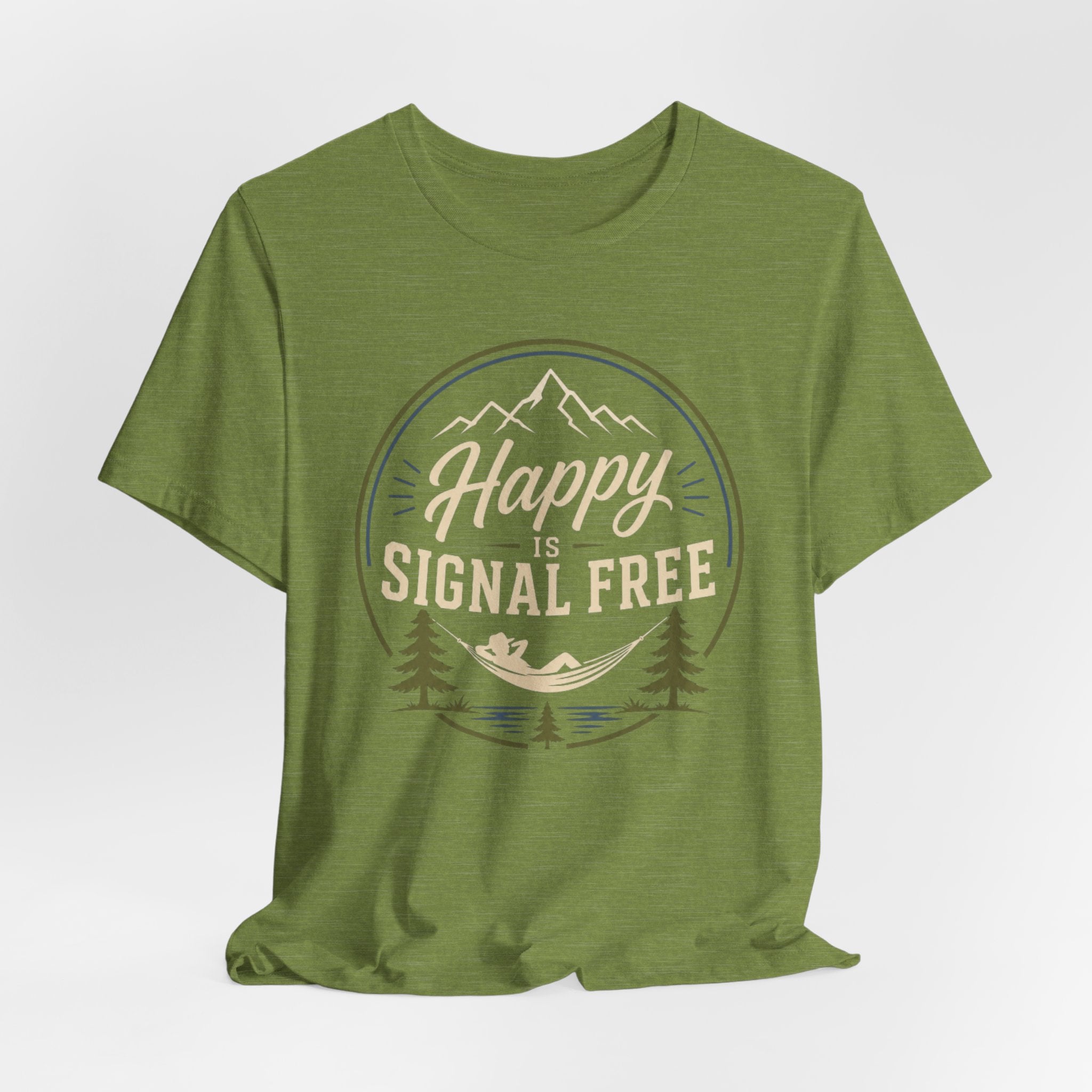 Happy Is Signal Free | Outdoor Adventure Tee