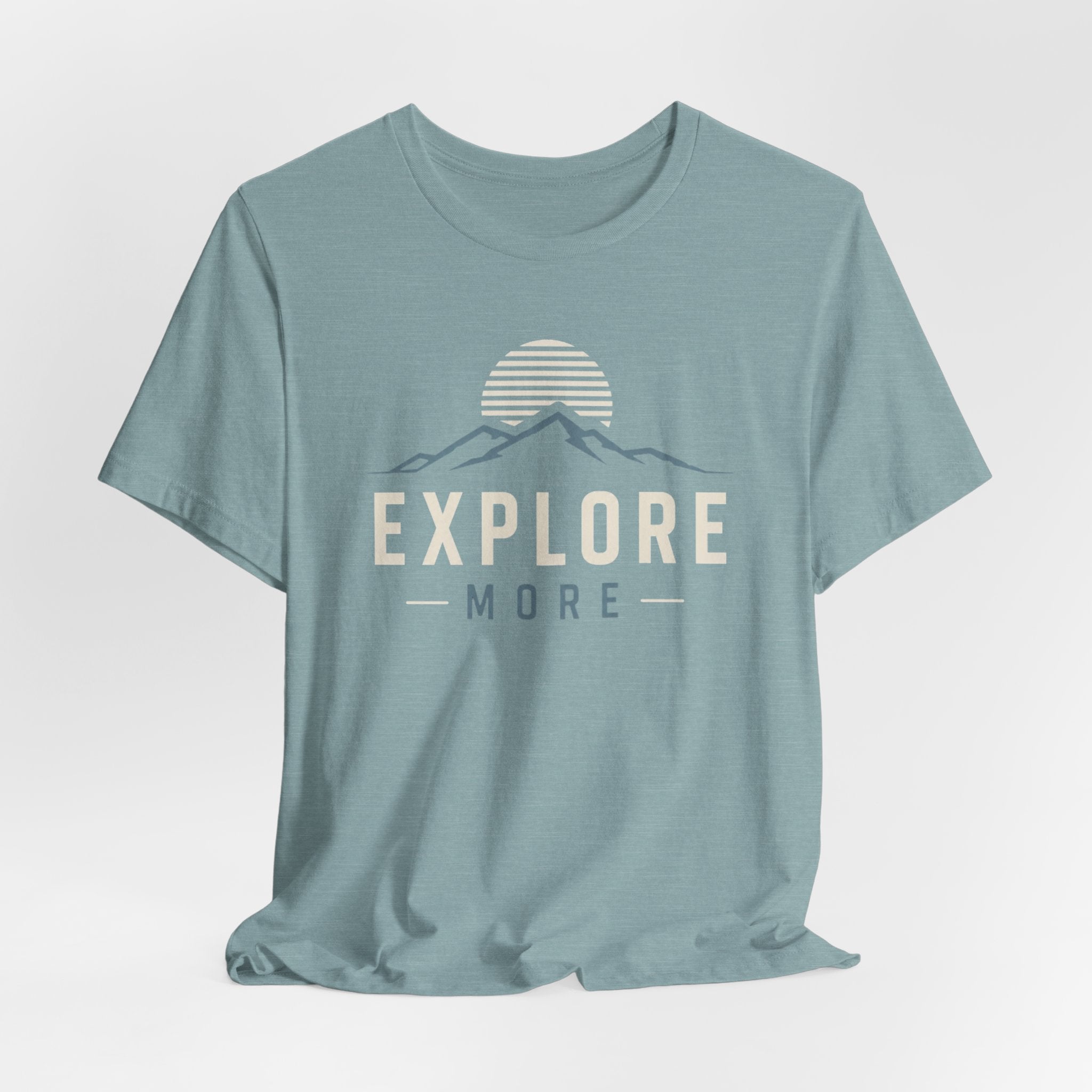 Explore More Mountain Sunset Outdoor Graphic Tshirt
