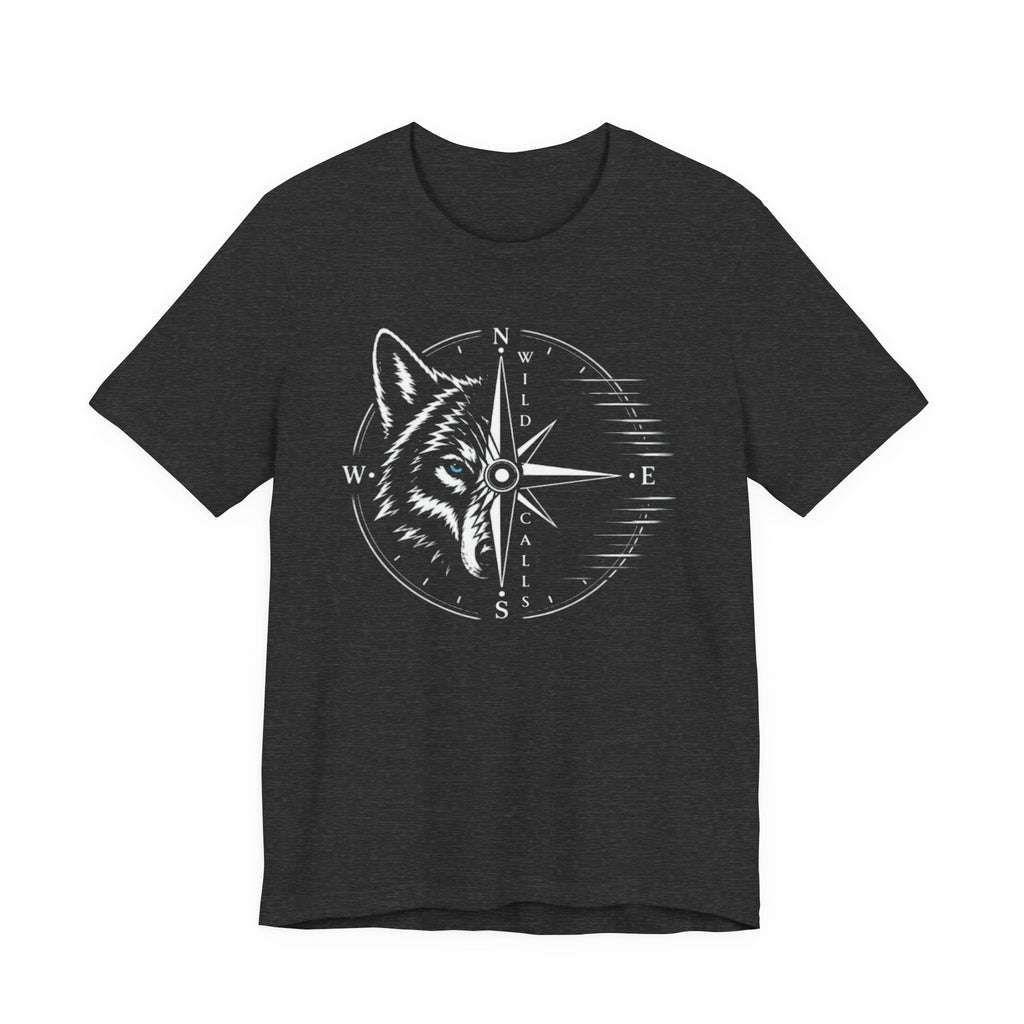 Wild Calls Wolf | Vintage Wilderness Adventure T-Shirt
