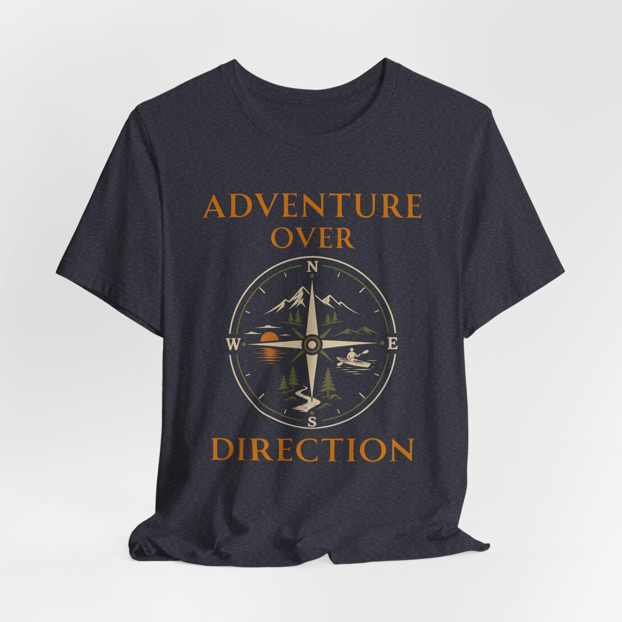 Adventure Over Direction | Outdoor Adventure T-Shirt
