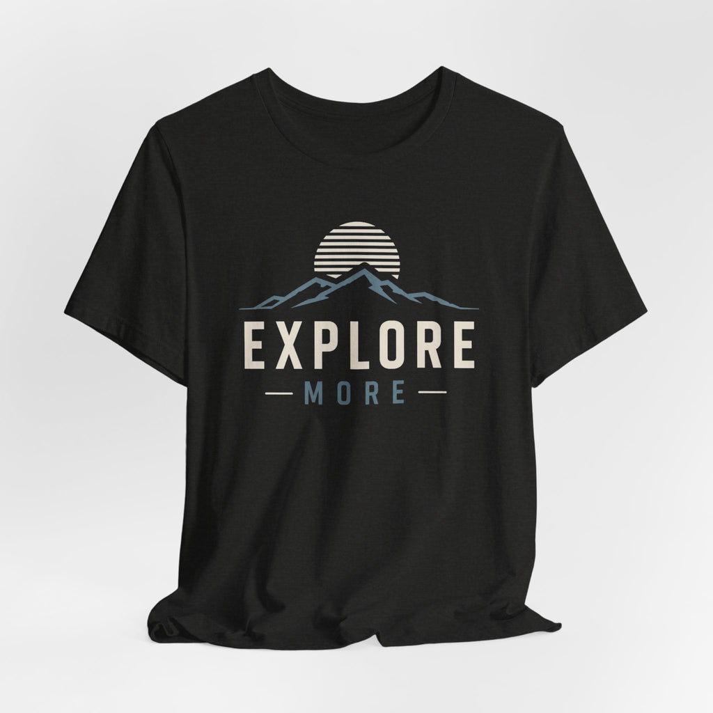 Explore More Mountain Sunset Outdoor Graphic Tshirt