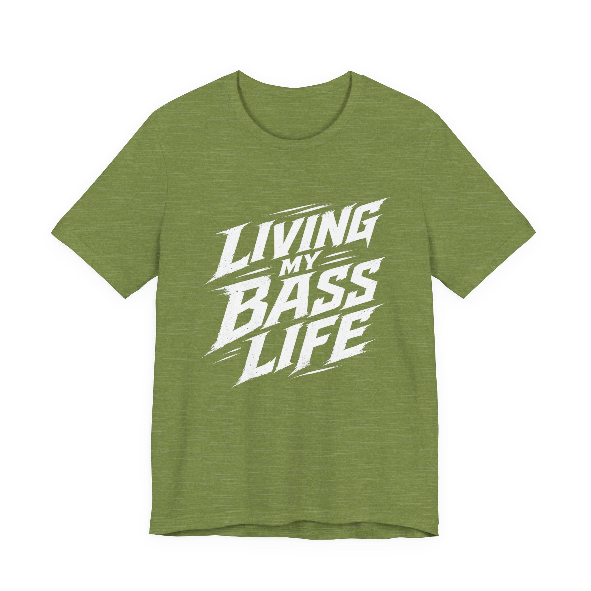 Living My Bass Life – Fishing Graphic T-Shirt