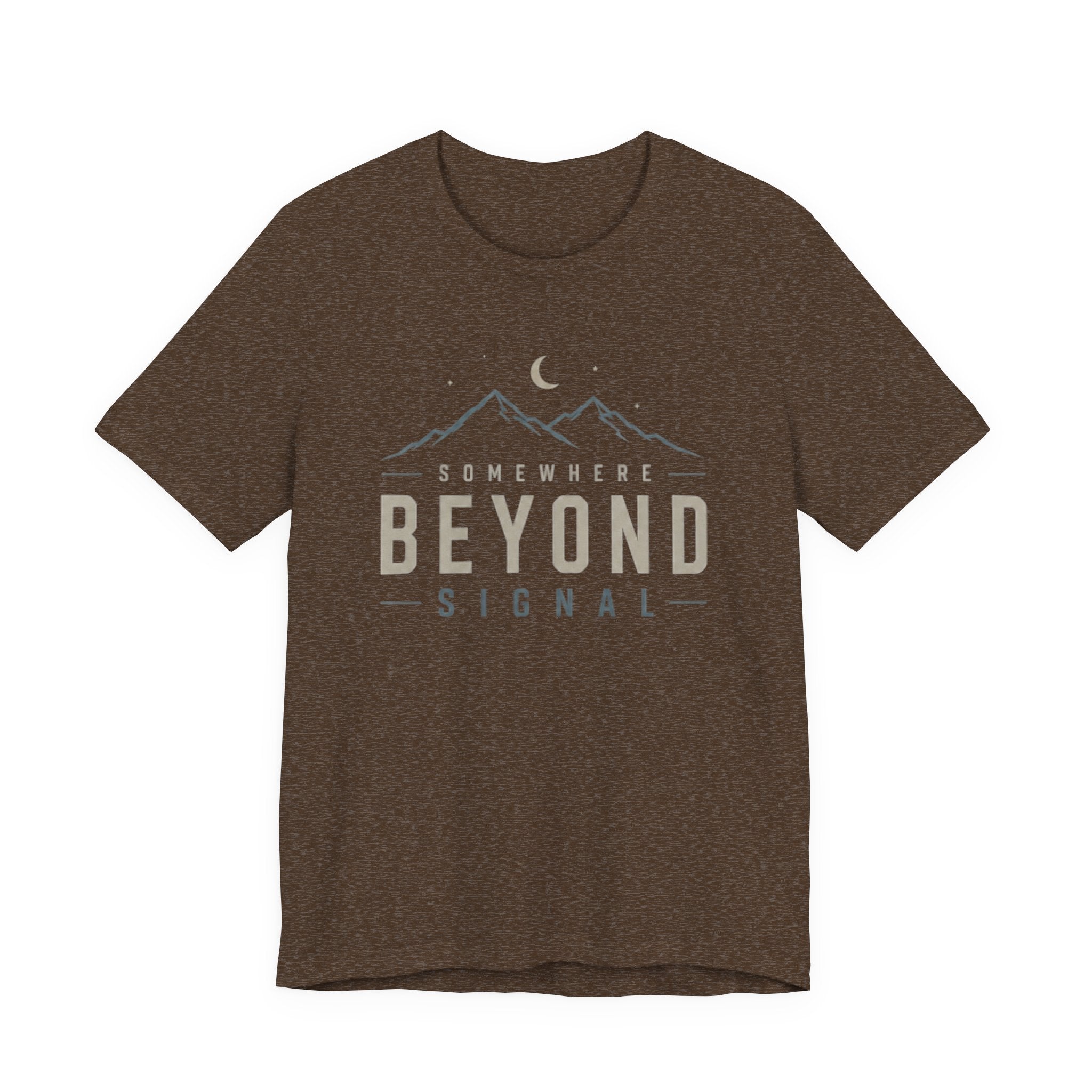 Somewhere Beyond Signal - Mountain Adventure Graphic T-Shirt