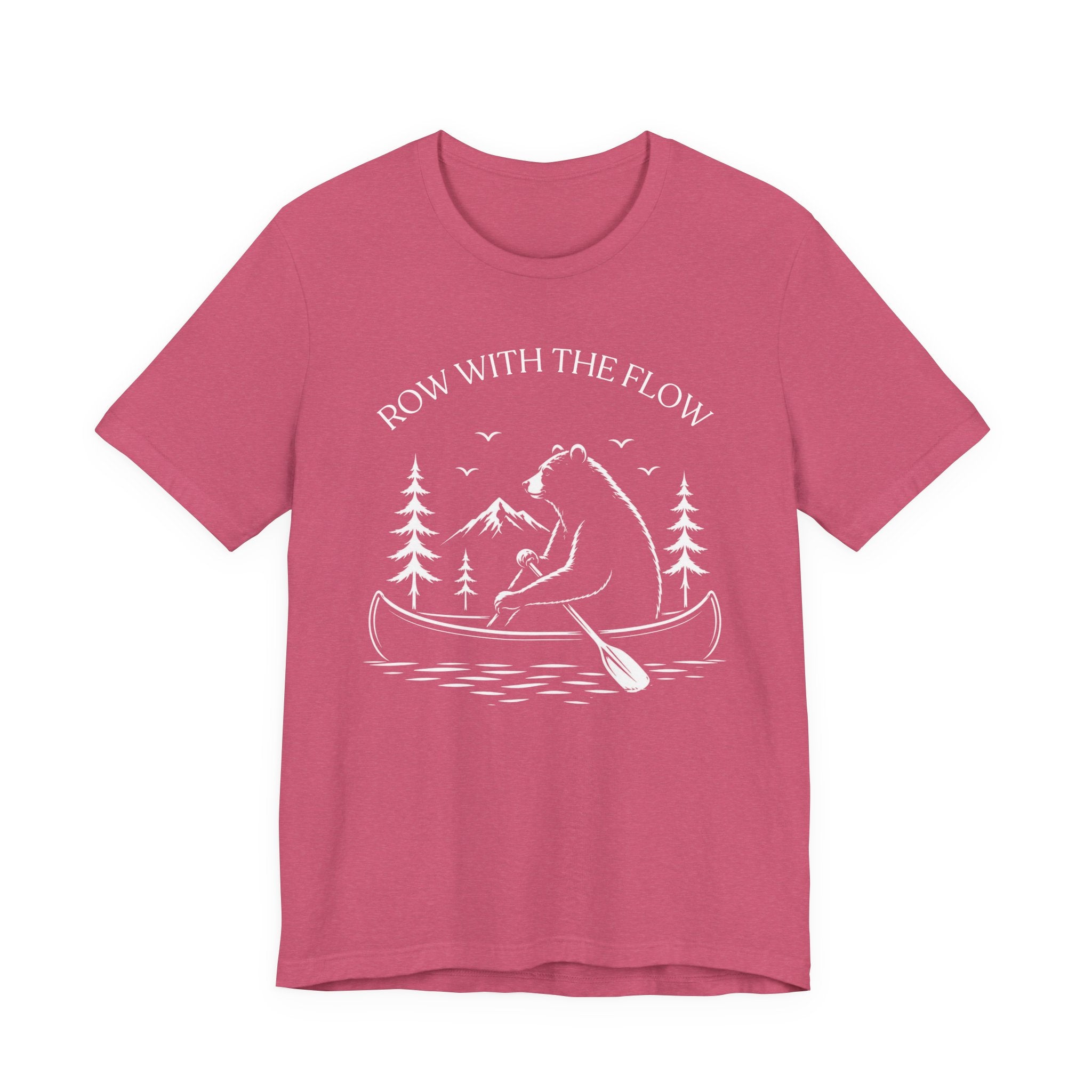 Row With The Flow - Bear Canoe Tee