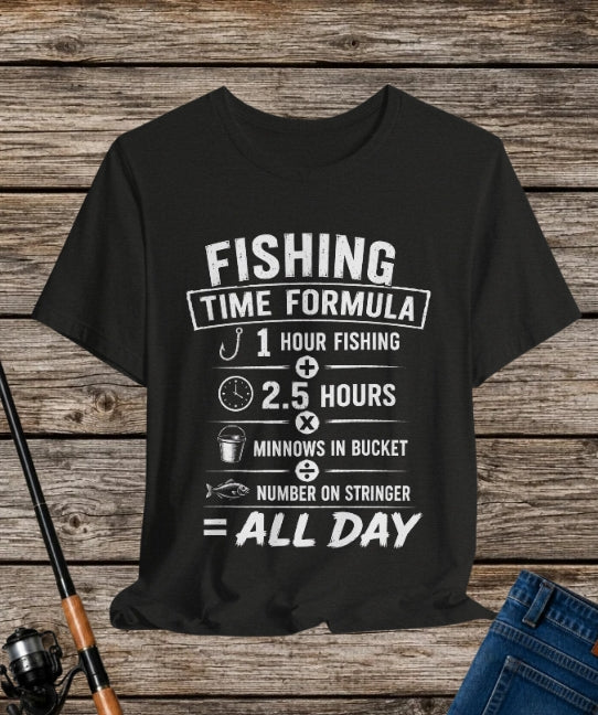 Fishing Time Formula – Graphic Fishing T-Shirt