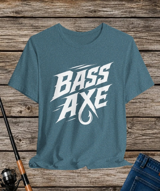 Bass Axe – Fishing Graphic T-Shirt