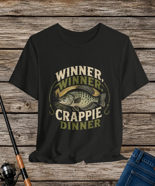 Winner Winner Crappie Dinner | Funny Crappie Fishing T-Shirt