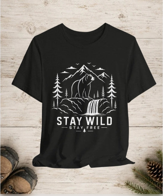 Stay Wild, Stay Free | Bear Adventure Tee