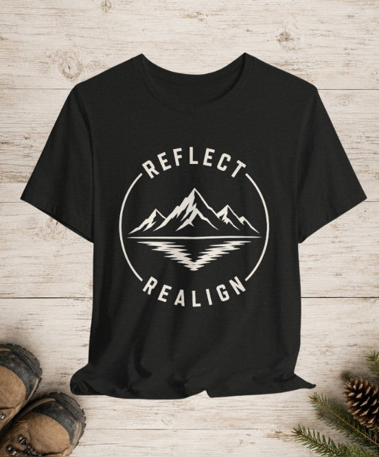 Reflect • Realign | Mountain Reflection Graphic T-Shirt